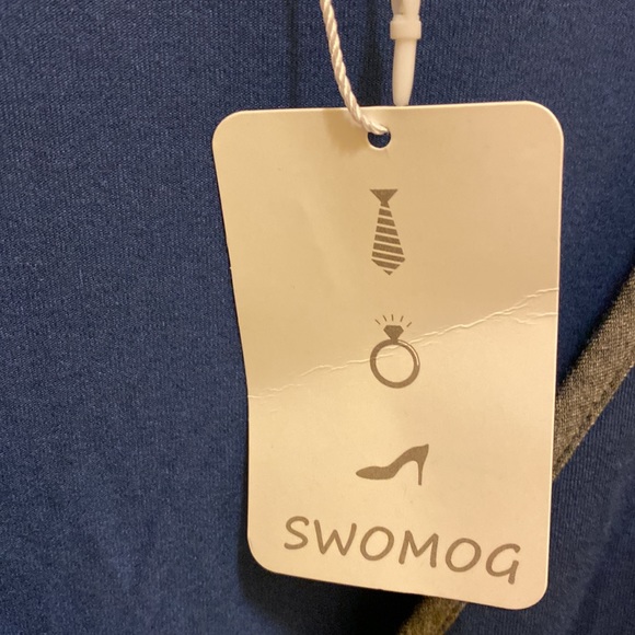 Swomog Blouse, 2X, Blue Shirt 👚 - Picture 5 of 7